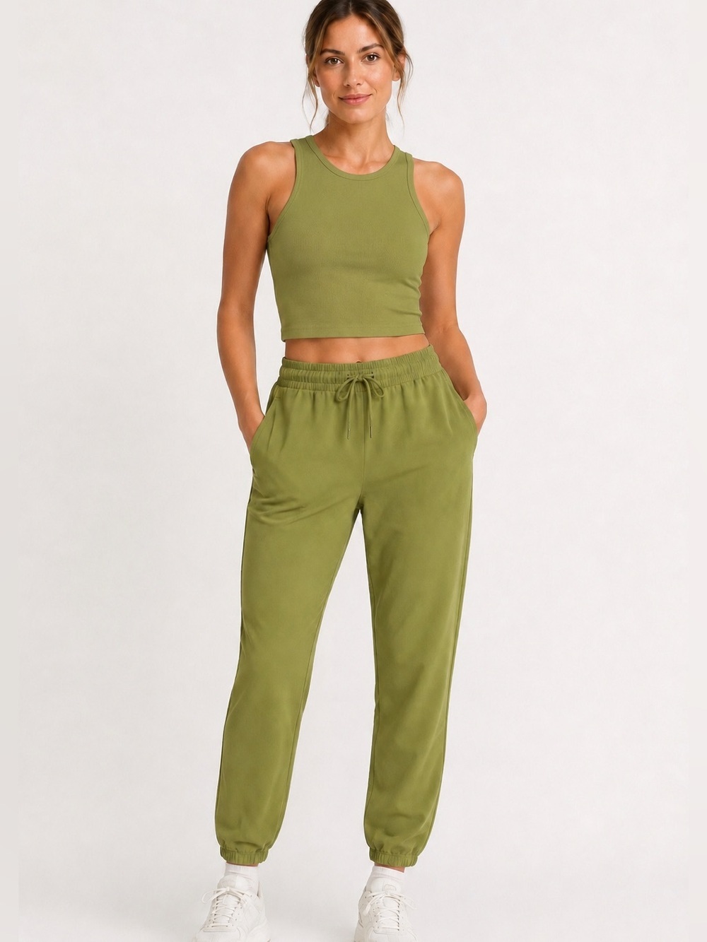 All in Motion Women's Active Light Mid-Rise Jogger Pants